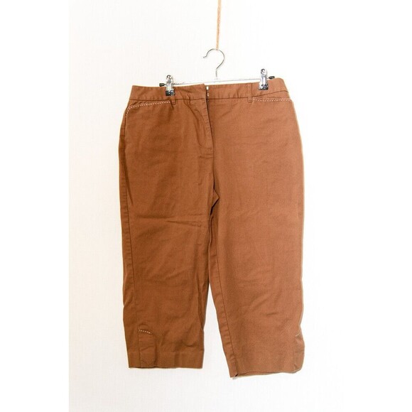 Talbots Petites Stretch size 12 Women's capri pants - Picture 1 of 4
